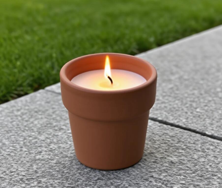 Terra Cotta Pot Citronella Candle
